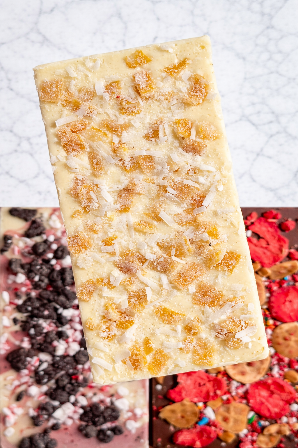 Four flavour chocolate bars